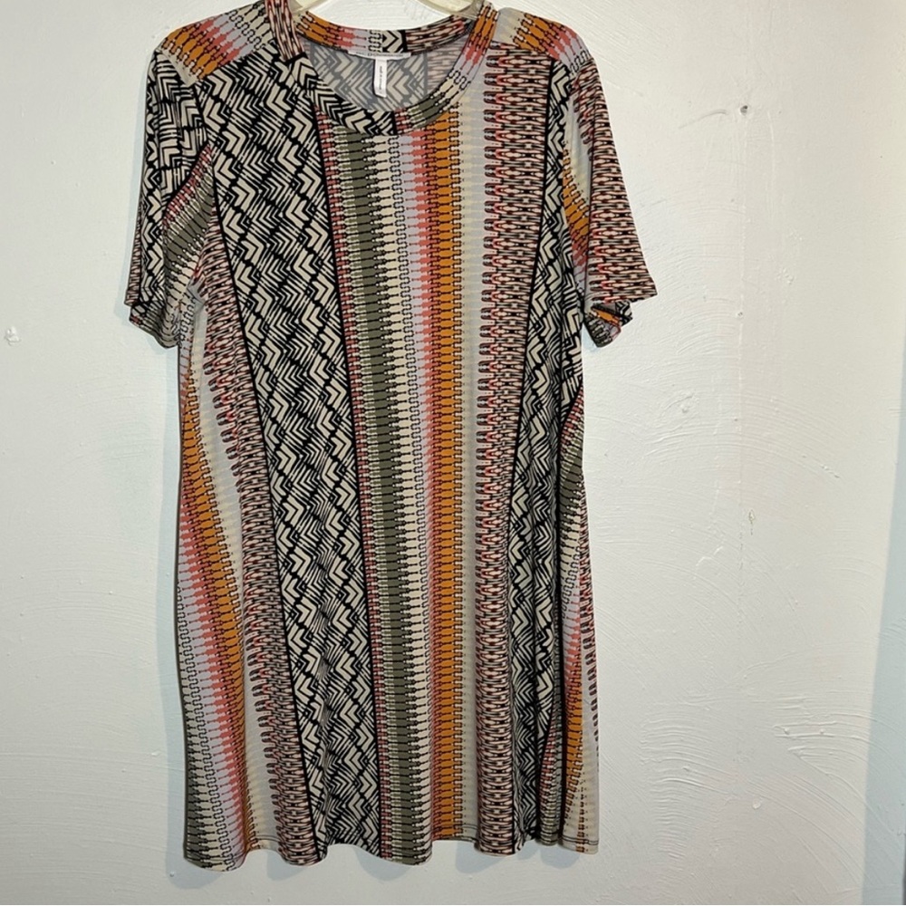 Bcbgeneration A-Line Swing Mini Multi Printed Flo… - image 2